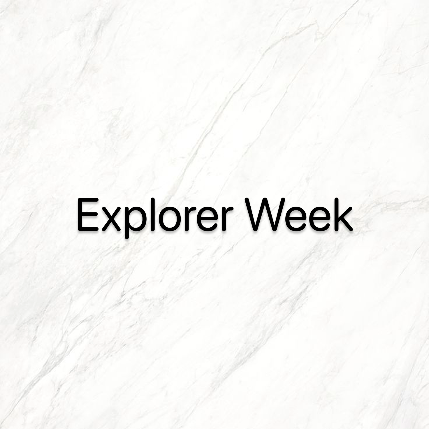 Explorer Week